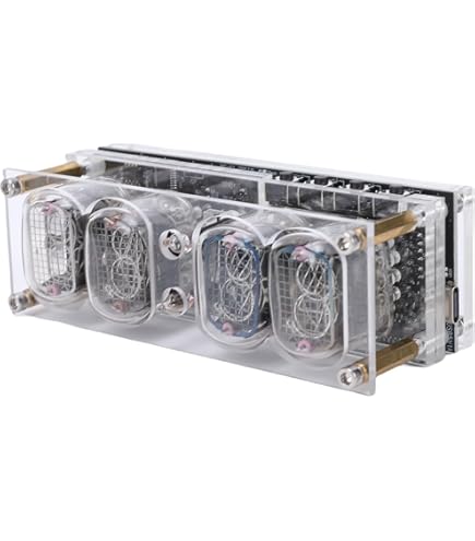 Amazon.co.jp: ニキシー管時計、ニキシー管キット DIY、4 ビット統合